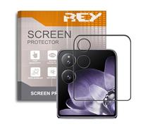REY 2 x 3D Curved Screen Protector for Xiaomi Mix Flip 2, Black, Full Protection, 3D / 4D / 5D