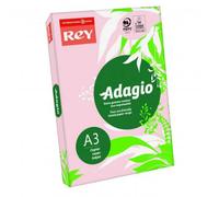 Rey A3 80gsm Copy Paper - 500 Sheets (1 Ream) Pale Pink