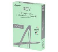REY Adagio A4 80GSM Tinted Paper, Green, Pack of 500 - ADAGI080X688