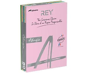 Rey Adagio A4 Coloured Paper Assorted 160 gsm 5 x 50 Sheets