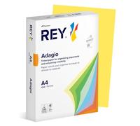 REY® ADAGIO, Lemon Yellow Paper, 80 g, A4, PEFC™, Ream of 500 Sheets