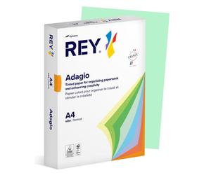 Rey Adagio Paper A4 80gsm Green (Ream 500) RYADA080X432