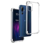 REY Anti-Shock Gel Case for HTC U24 Pro, Ultra-Thin 0.33 mm, Reinforced Corners, Thermoplastic Polyurethane Silicone, High Strength and Flexibility