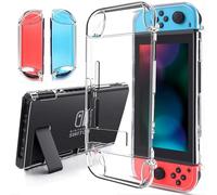 REY Case for Nintendo Switch, Ultra Thin Case, Protector, Semi-Rigid Transparent, 5 Pieces