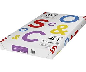 Rey® Copy Reproduction Paper, White, 80 g, A3, PEFC™, Ream of 500 Sheets