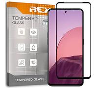 REY Curved Screen Protector for OnePlus 10R - OnePlus Ace, Black, Premium Tempered Glass, 3D/4D/5D, Anti-Shatter