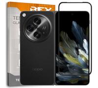 REY Curved Screen Protector for Oppo Find N3, Black, Premium Tempered Glass, 3D/4D/5D, Anti-Breakage