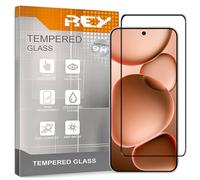 REY Curved Screen Protector for Oppo Find X8s, Black, Premium Tempered Glass, 3D/4D/5D, Anti-Breakage