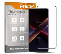 REY Curved Screen Protector for Xiaomi Poco X7 Pro - Turbo 4, Black, Premium Tempered Glass, 3D/4D/5D, Anti-Breakage