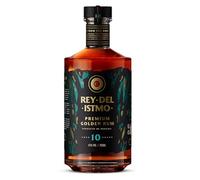Rey Del Istmo Premium Golden Rum 10 Year Old | Luxury Panamanian Aged Rum | Single Estate Sugar Cane Spirit | Award-Winning Dark Rum | Oak Cask Matured 700ml, 42% ABV | Luxury Rum Gift