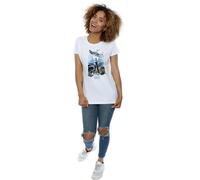 Rey Millennium Falcon Cotton T-Shirt Star Wars: The Last Jedi White S