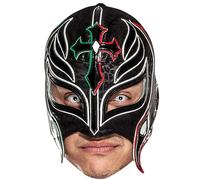 Rey Mysterio WWE Official 2D Card Fancy Dress Mask - UK Made, Photo-Quality Luchador for Parties and Events