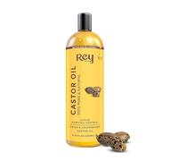 Rey Naturals Cold-Pressed, 100% Pure Castor Oil - Moisturizing & Healing, For Dry Skin, Hair Growth - For Skin, Hair Care, Eyelashes (200ml)
