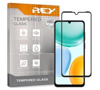 REY Pack of 2 3D Tempered Glass Screen Protectors for Honor X5C - X5C Plus, Black, Screen Protector 9H+ Hardness, Anti-Scratch Oil Bubbles, Full Protection, 3D, 4D, 5D