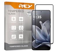 REY Pack of 2 3D Tempered Glass Screen Protectors for Motorola Moto X70 AIR - Edge 70, Black, Screen Protector 9H+ Hardness, Anti-Scratch Oil Bubbles, Full Protection, 3D, 4D, 5D