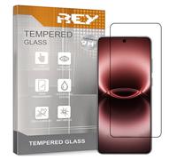 REY Pack of 2 3D Tempered Glass Screen Protectors for VIVO X300 Ultra, Black, Screen Protector 9H+ Hardness, Anti-Scratch Oil Bubbles, Full Protection, 3D, 4D, 5D