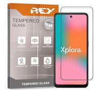 REY Pack of 2 Tempered Glass Screen Protectors for HMD Fusion X1, Screen Protector, Screen Protector 9H+ Hardness, Anti-Scratch Oil Bubbles