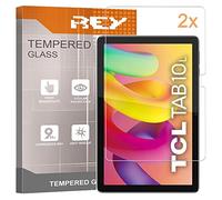 REY Pack of 2 Tempered Glass Screen Protectors for TCL TAB 10L 10.1 Inch, Screen Protector, 9H+ Hardness, Anti-Scratch Oil Bubbles