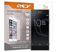 REY Screen Protector for Sony Xperia XA1, Tempered Glass Film, Premium quality, Perfect protection for scratches, breaks, moisture, [Pack 3x]