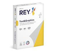REY® Text & Graphics Paper Brilliant White 120 g A4 FSC® 250 Sheets