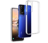 REY TPU Silicone Gel Case for TCL 40 NXTPAPER 4G - TCL 50 SE 4G, Ultra-Thin 0.33 mm, Transparent, Silicone, High Strength and Flexibility