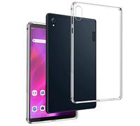 REY Transparent Gel Case for Lenovo Tab K10 (10.3'') - Tab M10 FHD Plus (10.3'') TB-X6C6F-X6C6X-X606F-X606X, Ultra Thin 0.33mm, High Strength Flexible TPU Silicone Tablet Case