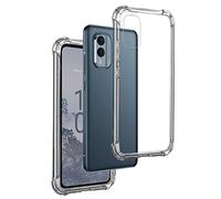 REY Transparent Silicone Case TPU Anti-Shock for Nokia X30 5G, Mobile Phone Case Premium Scratch-Resistant TPU Transparent Protective Case Anti-Shock