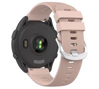 REYDA 18mm Silicone Strap Compatible for Garmin Venu 4 41mm/3S/2S Strap, Soft Flexible Breathable Silicone Bracelet Metal Buckle Sport Wristband Replacement Strap for Garmin Vivomove 3S/Vivoactive 4S