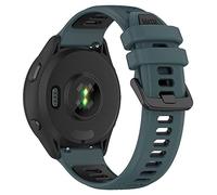 REYDA 20mm Silicone Strap Compatible with Garmin Forerunner 55/70/158/165/170/245/570 42mm/645 Strap, Soft Flexible Breathable Silicone Bracelet Sport Wristband Replacement Strap for Garmin D2 Air