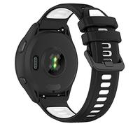 REYDA 20mm Silicone Strap Compatible with Garmin Forerunner 55/70/158/165/170/245/570 42mm/645 Strap, Soft Flexible Breathable Silicone Bracelet Sport Wristband Replacement Strap for Garmin D2 Air