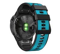REYDA 22mm Quick Fit Silicone Strap Compatible with Garmin Fenix 8 Pro 47mm/8 47mm/E 47mm/7/7 Pro/6/6 Pro/5/5 Plus, Soft Flexible Silicone Wristband Bracelet Replacement Strap for Garmin Descent G2/G1