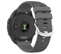 REYDA 22mm Silicone Strap Compatible for Garmin Forerunner 255/265/570 47mm/745 Strap, Soft Flexible Breathable Silicone Bracelet Metal Buckle Sport Wristband Replacement Strap for Garmin D2 Air X15