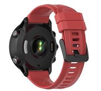 REYDA 22mm Silicone Strap Compatible with Garmin Forerunner 970/965/955/945/935/745, Soft Flexible Breathable Silicone Sport Wristband Metal Buckle Bracelet Replacement Strap for Garmin MARQ Series