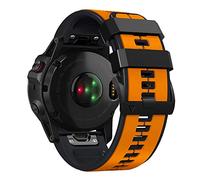 REYDA 26mm Quick Fit Silicone Strap Compatible for Garmin Enduro 3/2/1, Soft Flexible Silicone Wristband Replacement Strap for Garmin Fenix 8 Pro 51mm/8 51mm/7X/7X Pro/6X/6X Pro/5X/5X Plus/3/3 HR