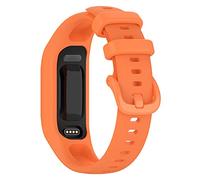 REYDA Silicone Strap Compatible for Garmin Vivosmart 5, Soft Flexible Breathable Silicone Watch Strap Sport Wristband Metal Buckle Bracelet Replacement Strap for Garmin Vivosmart 5 Fitness Tracker