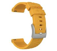 REYDA Silicone Strap Compatible for Suunto 9/9 Baro, 24mm Soft Breathable Silicone Watch Strap Sport Wristband Metal Buckle Bracelet Replacement Strap for Suunto 7/D5/Spartan Sport Wrist HR Baro