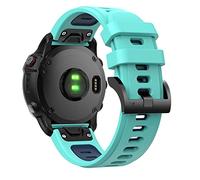 REYDA Silicone Strap Compatible with Garmin Instinct 2/1/Crossover, 22mm Quick Fit Watch Strap Silicone Bracelet Sport Wristband Replacement Band for Garmin Approach S70 47mm/S62/S60