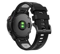 REYDA Silicone Strap Compatible with Garmin Quatix 8 47mm/7 Pro/7/6/5, 22mm Quick Fit Watch Strap Soft Silicone Bracelet Sport Wristband Replacement Strap for Garmin Forerunner 970/965/955/945/935/745