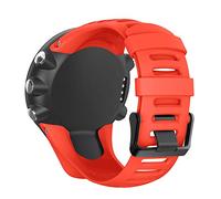 REYDA Silicone Strap Compatible with Suunto Ambit 3S/3R/3P/2/2S/2R/1, Soft Breathable Silicone Watch Strap Sport Wristband Metal Buckle Bracelet Replacement Strap for Suunto Ambit 3S/3R/3P/2/2S/2R/1