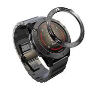 REYDA Watch Bezel Compatible for Garmin Fenix 5X/5X Plus Bezel Ring, Stainless Steel Watch Bezel Loop Adhesive Cover Scratch Resistant Protection Metal Bezel Styling Dial Circle for Fenix 5X/5X Plus