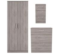 Livara Ready Assembled Ryder 3 Piece Furniture Set - Oak