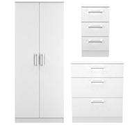 Reydale 3 Piece Bedroom Furniture Pack (Ready Assembled)