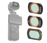 REYGEAK Magnetic Effect Filter Set Compatible with DJI Osmo Pocket 3,3 Pack CPL Black Diffusion 1/4 ND1-5 Filters Accessories