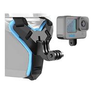 REYGEAK Motorcycle Helmet Strap Full Face Front Chin Mount for GoPro Hero 10 9 Hero 8 Hero 7,Hero 6 Hero 5 Black DJI Osmo action and most Sports Action Cameras (Basic)