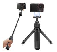 REYGEAK Osmo Action Quick Release All-in-One Magnetic Selfie Stick Mini Extension Rod Compatible with Osmo Action 3, Osmo Action 4, Osmo Action 5 Pro