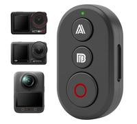 REYGEAK Remote Control Compatible with DJI Action 5 Pro/Action 4/Osmo 360 Cameras, 25 m Range, Precise Motion Tracking, Intelligence Bracelet, Bicycle Mount