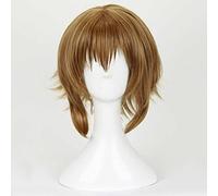 REYHS Anime Wig Fueguchi Hinami Cosplay Wig for Tokyo Ghoul,Short Bob Brown Wig,Costume Halloween Wig,For Halloween,Costume Party, Anime Show, Cosplay Event, Concerts, Dawig