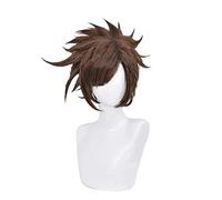 REYHS Anime Wig Joseph Joestar Cosplay Wig for Jo's Bizarre Adventure, Brown Short Wig, Costume Halloween Wig, For Halloween, Costume Party, Anime Show, Cosplay Event, Concerts, Dawig