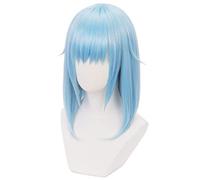 REYHS Anime Wig Rimuru Tempest Cosplay Wig For That Time I Got Reincarnated As A Slime, Blue Wig, Costume Halloween Wig, For Costume Party, Anime Show, Cosplay Event, Concerts, Daily(Size:Short)