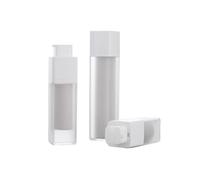 REYIN-CHHN 3 Pcs Airless Pump Bottle Empty Travel Cream Lotion Bottle Liquid Foundation Container Emulsion Essence Bottle 50 ml